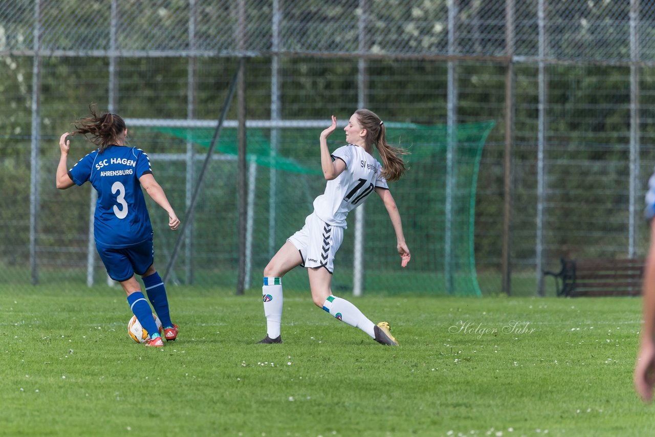 Bild 147 - F SV Henstedt Ulzburg II - SSC Hagen Ahrensburg : Ergebnis: 0:4